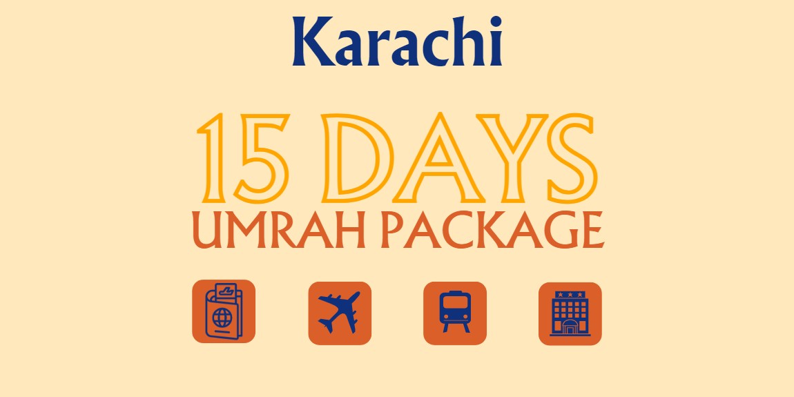 15 Days 3 Star Umrah Package from Karachi